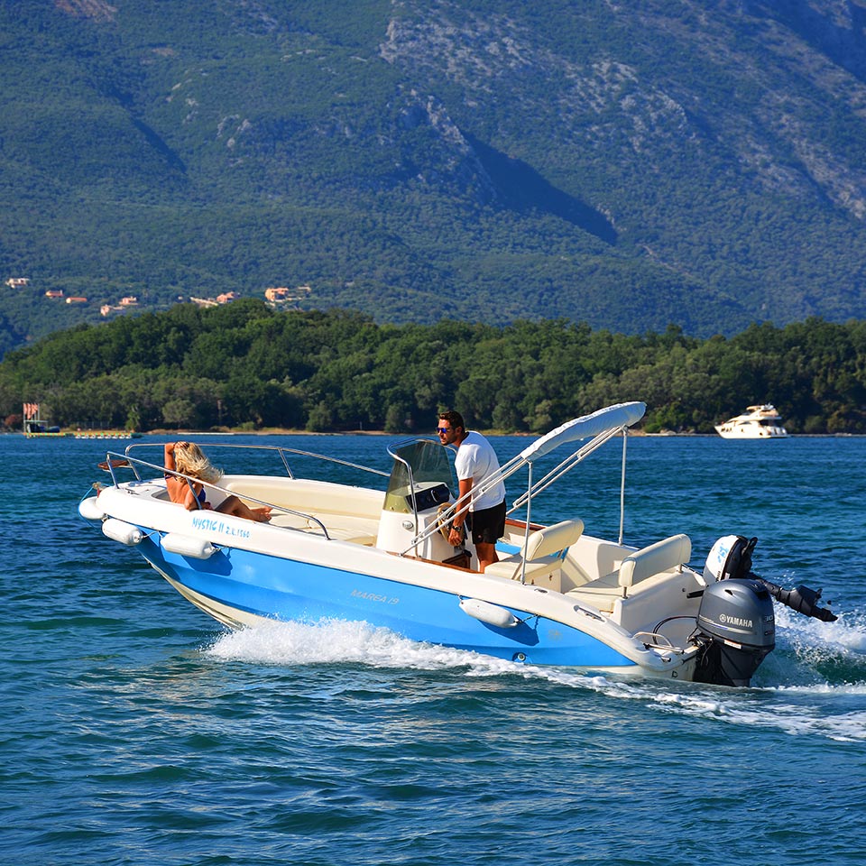 Mystic - 60Hp boat - Corfu Boat Hire