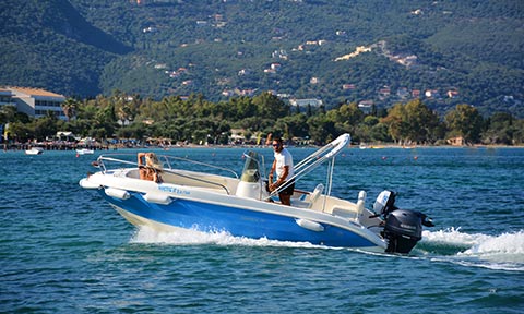 Mystic - 60Hp boat - Corfu Boat Hire